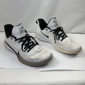 Nike‎ Mamba Focus TB White Gray Black AT1214-100 Kobe Bryant Men's Sz 11 Shoes